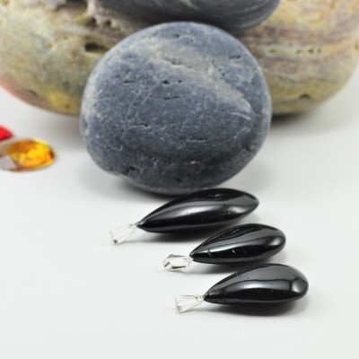 Pendente Turmalina Negra Lágrima