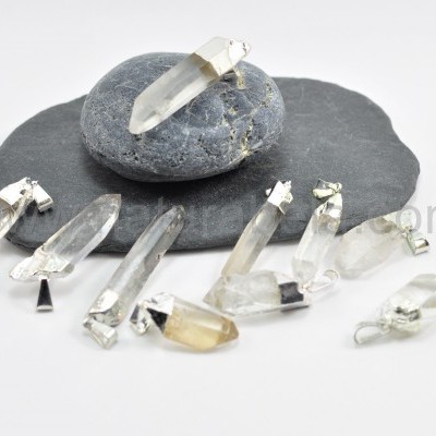 Pendente Ponta de Quartzo Cristal