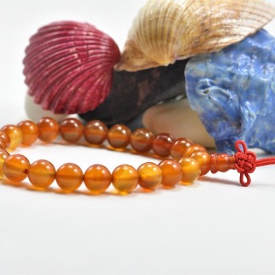 Pulseira Mala Tibetano de Ágata Carneola