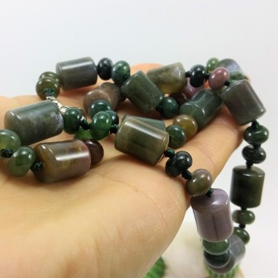 Colar de Ágata Verde