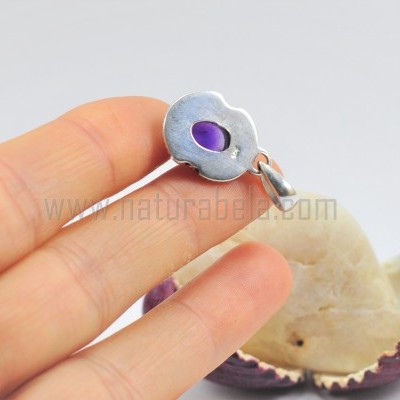 Pendente em Prata com Ametista Pendente em Prata com Ametista
