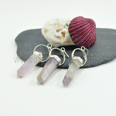 Pendente de Ametista facetado