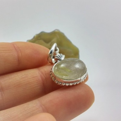 Pendente em prata com Quartzo Rutilado Pendente em prata com Quartzo Rutilado