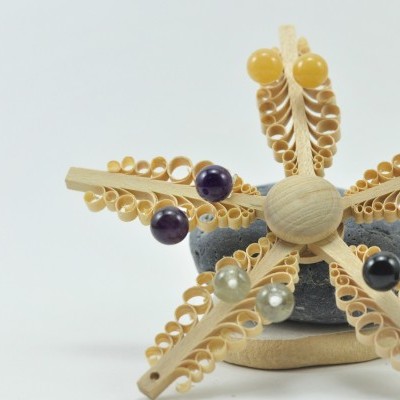 Brincos Bola Ametista com fecho em PRATA