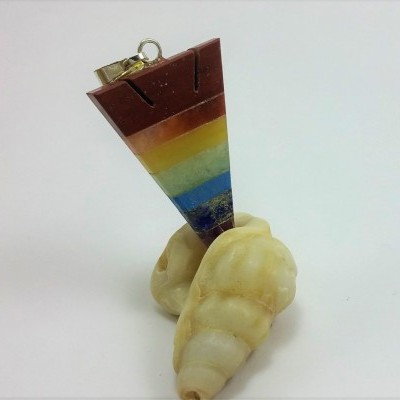 Pendente 7 Chakras Flecha