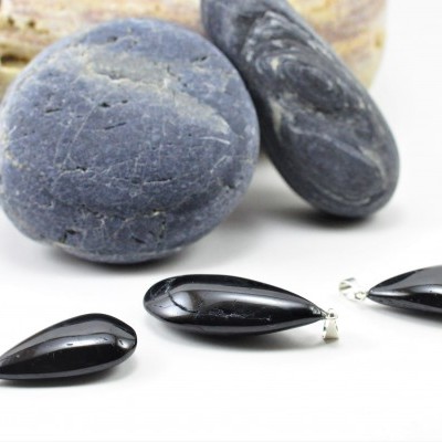 Pendente Turmalina Negra Lágrima