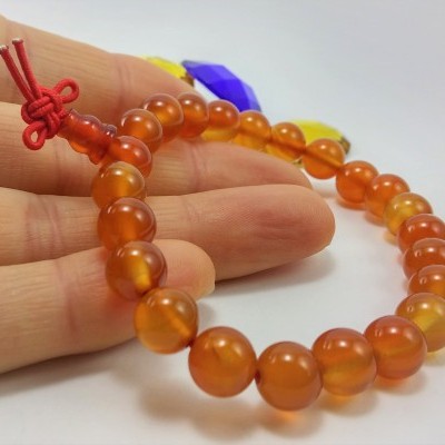 Pulseira Mala Tibetano de Ágata Carneola
