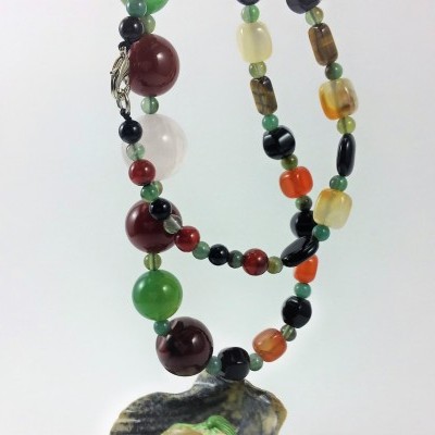 Colar de Ágata Colar de Ágata