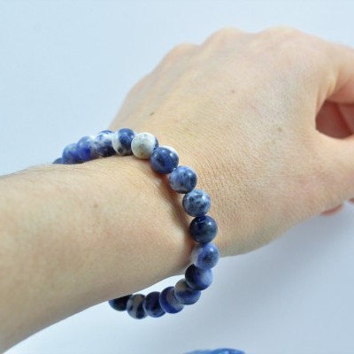 Pulseira de bolas Sodalita