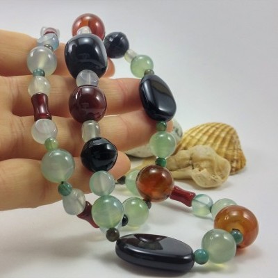 Colar de Ágata Colar de Ágata