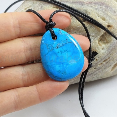 Colar com Turquenita (signo Aquário)