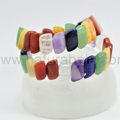 Pulseira 7 CHAKRAS Folha Pulseira 7 CHAKRAS Folha