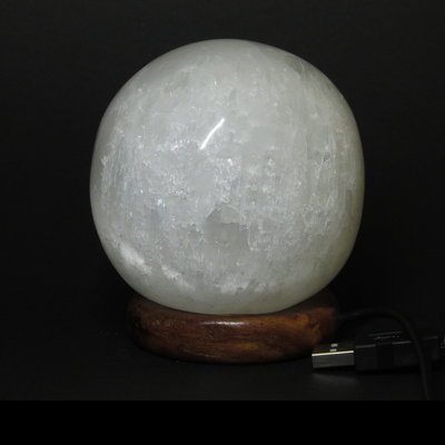Esfera Selenite Luminosa USB