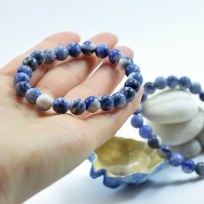 Pulseira de bolas Sodalita