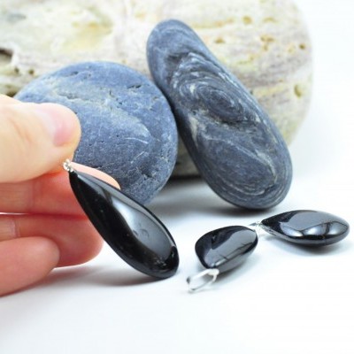 Pendente Turmalina Negra Lágrima