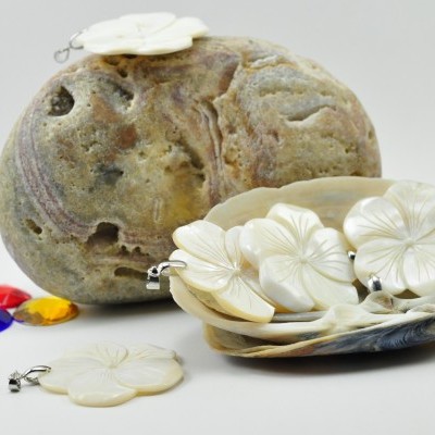 Pendente Madrepérola Flor Pendente Madrepérola Flor