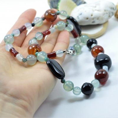 Colar de Ágata Colar de Ágata