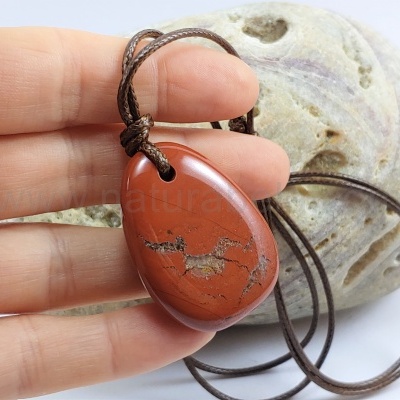 Colar com Jaspe Vermelho (signo Carneiro ) Colar com Jaspe Vermelho (signo Carneiro )