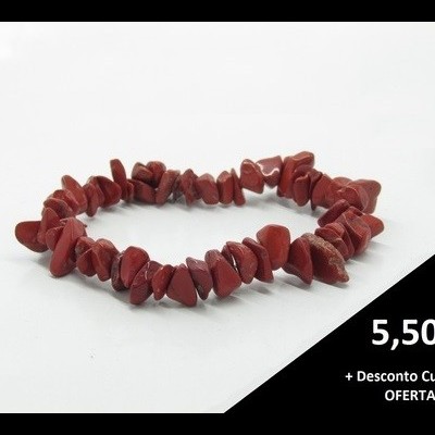 Pulseira CHIP Jaspe Vermelho