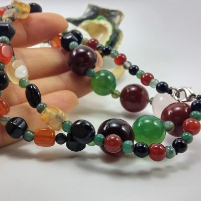 Colar de Ágata Colar de Ágata