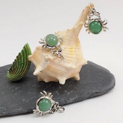 Pendente do signo Caranguejo com bola