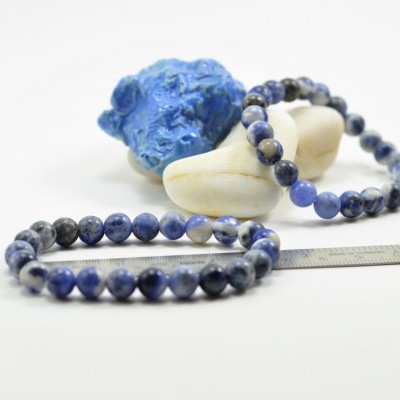 Pulseira de bolas Sodalita