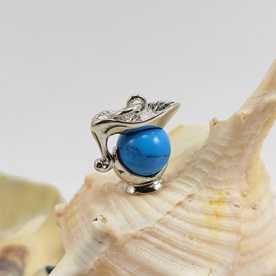 Pendente do signo Aquário com bola Pendente do signo Aquário com bola