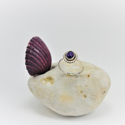 Anel em Prata com Ametista Anel em Prata com Ametista