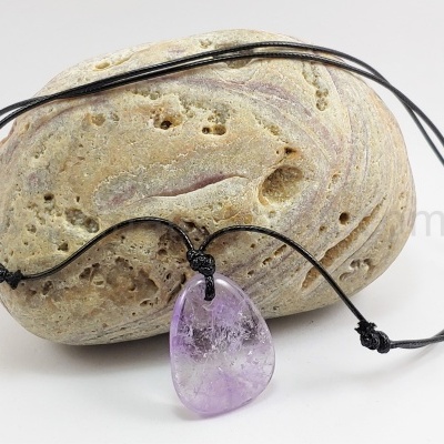 Colar com Ametista (signo Peixes)
