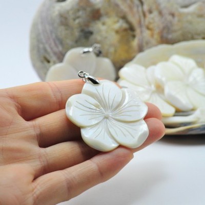 Pendente Madrepérola Flor Pendente Madrepérola Flor