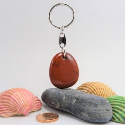 Porta-chaves Signo Carneiro Jaspe Vermelho