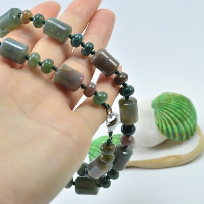 Colar de Ágata Verde