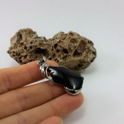 Pendente de Onix em formato guitarra Pendente de Onix em formato guitarra