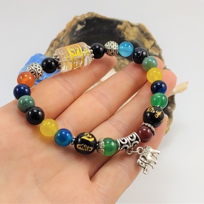 Pulseira OM Mantra do Oriente