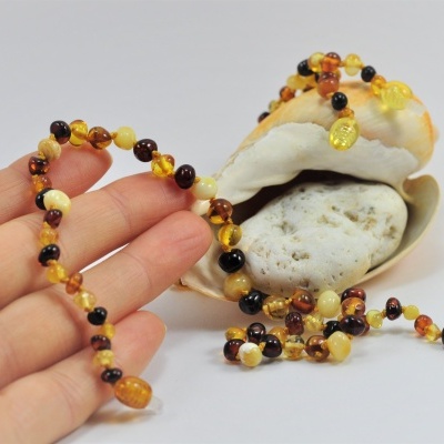 Colar para crianças de Âmbar Colar para crianças de Âmbar