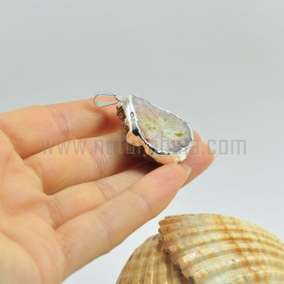 Pendente Drusa de Citrino Pendente Drusa de Citrino