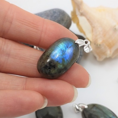 Pendente Labradorite em Prata