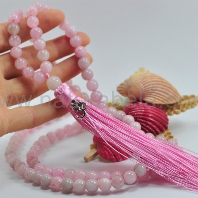 JAPAMALA de quartzo rosa