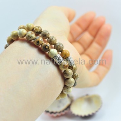 Pulseiras Buda Jaspe Pulseiras Buda Jaspe