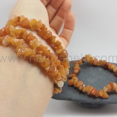 Pulseira CHIP Ágata Cornalina