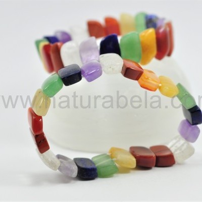 Pulseira 7 CHAKRAS Folha Pulseira 7 CHAKRAS Folha