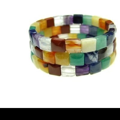 Pulseira 7 CHAKRAS aos quadrados