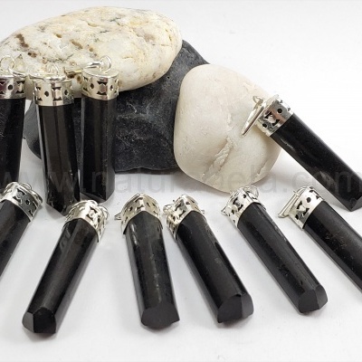 Pendente Bastão Turmalina Negra Pendente Bastão Turmalina Negra