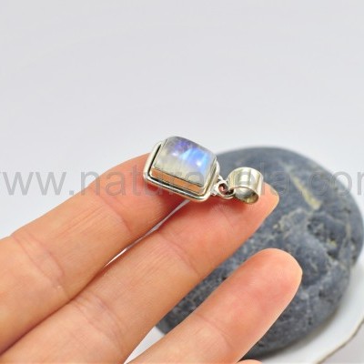 Pendente em Prata Pedra da Lua Extra