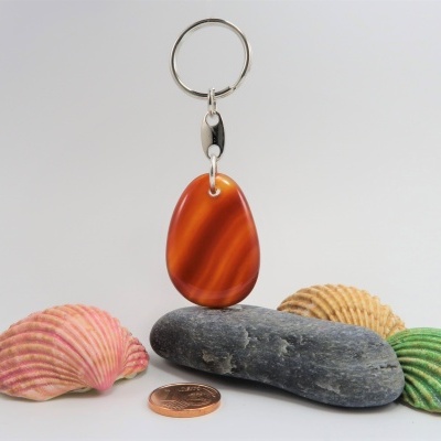 Porta-chaves Signo Leão Cornalina