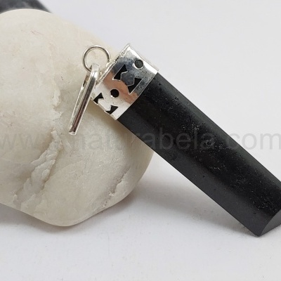 Pendente Bastão Turmalina Negra Pendente Bastão Turmalina Negra