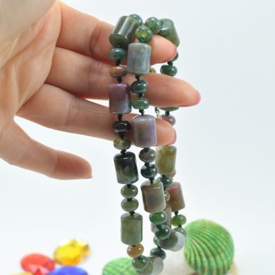 Colar de Ágata Verde