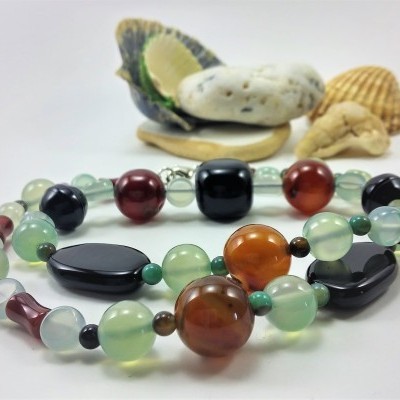 Colar de Ágata Colar de Ágata