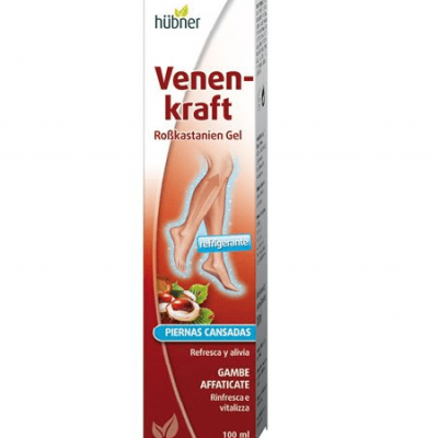 Embalagem de gel para pernas cansadas Hübner Venekraft Roßkastanien