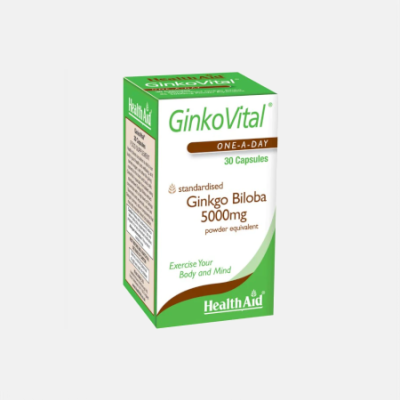 Caixa de suplemento GinkoVital com 30 cápsulas
